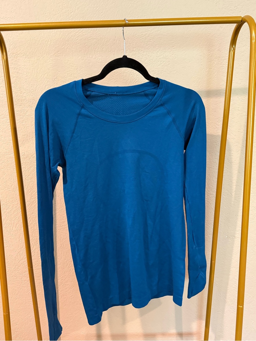 lululemon athletica Women's Long-Sleeve Crewneck Top - Teal Blue